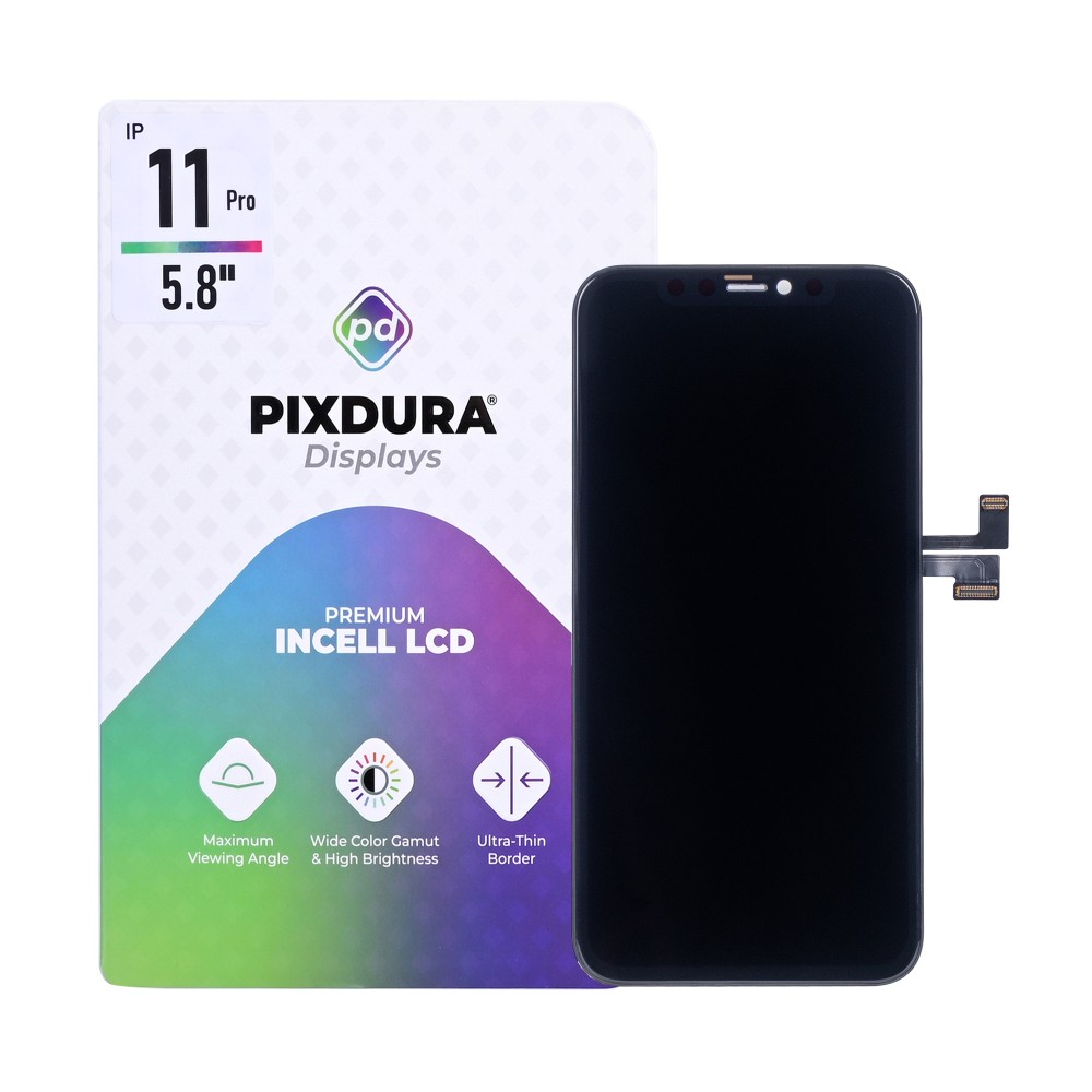 PIXDURA For Apple iPhone 11Pro Display And Digitizer In-Cell Premium (IC Removable) (60Hz)